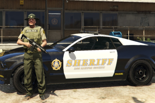 Sheriff Texture for Police Dominator